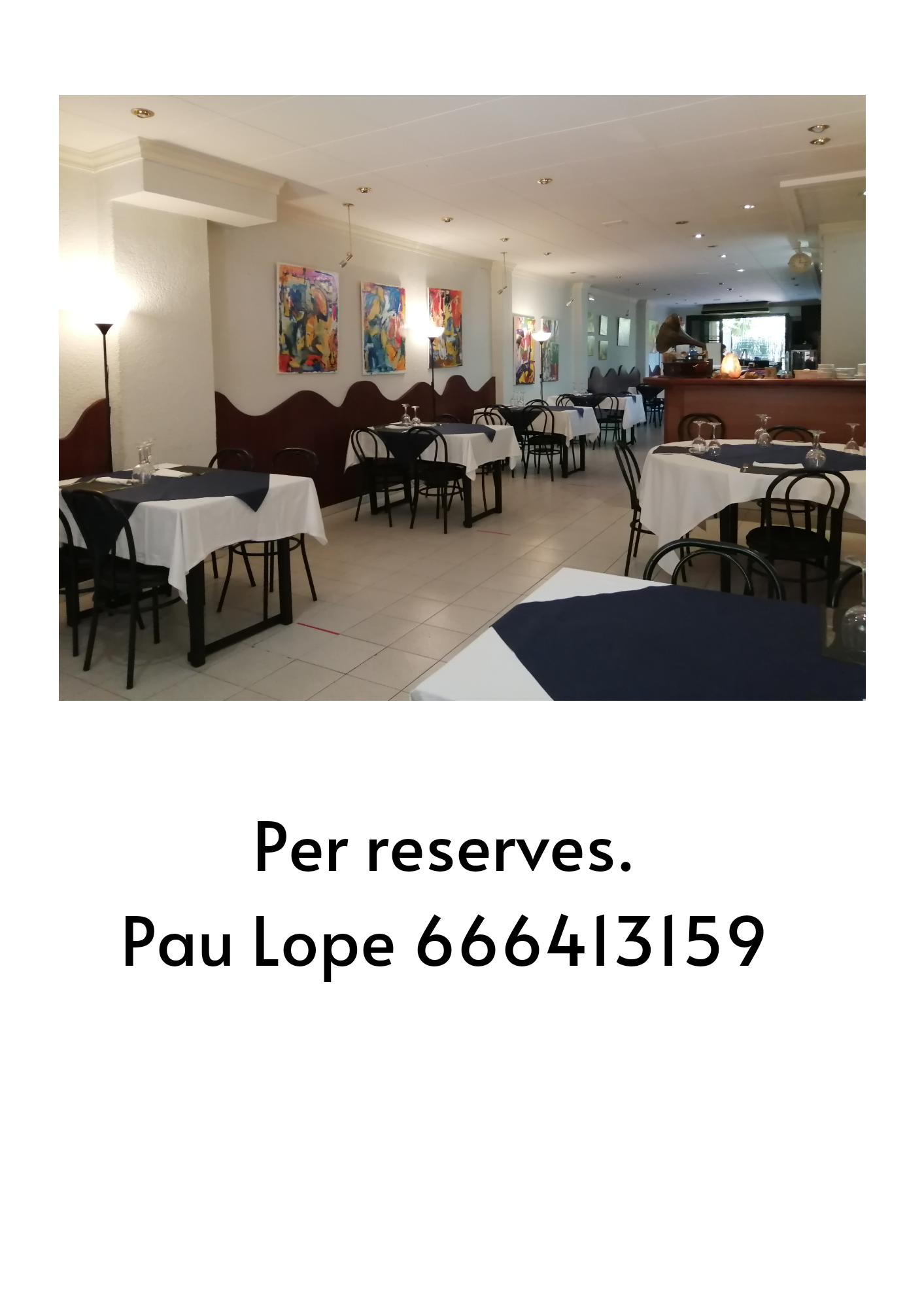 Interior restaurant.